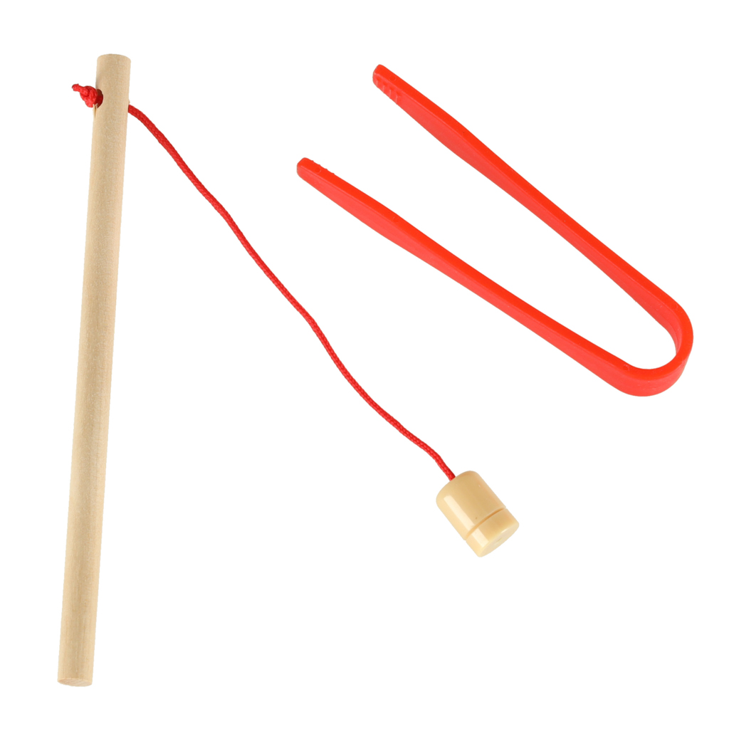 Montessori dřevěná rybářská hra se včelím magnetem KX5953