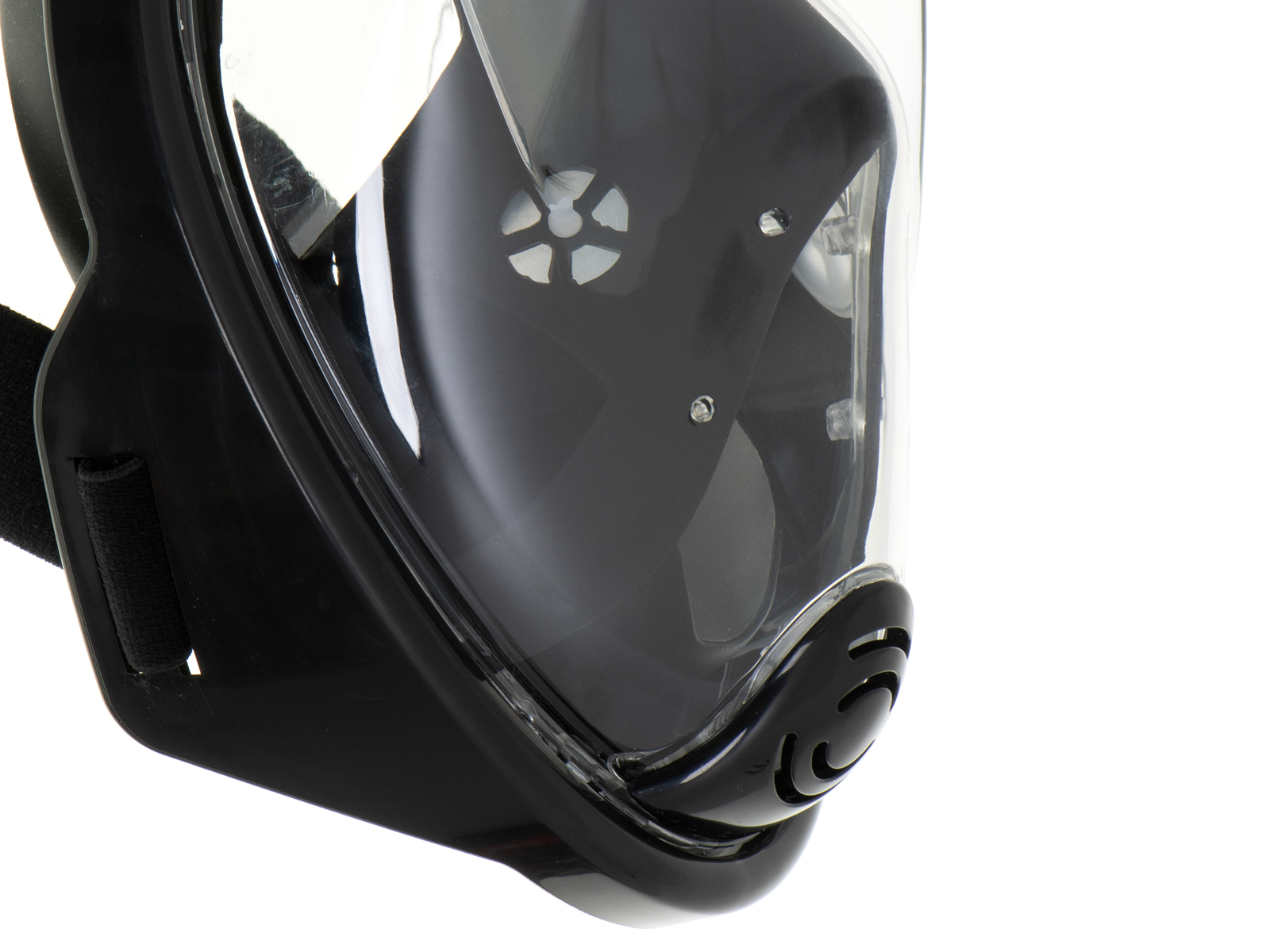 Plná skládací maska se šnorchlem L/XL černá KX6130_1