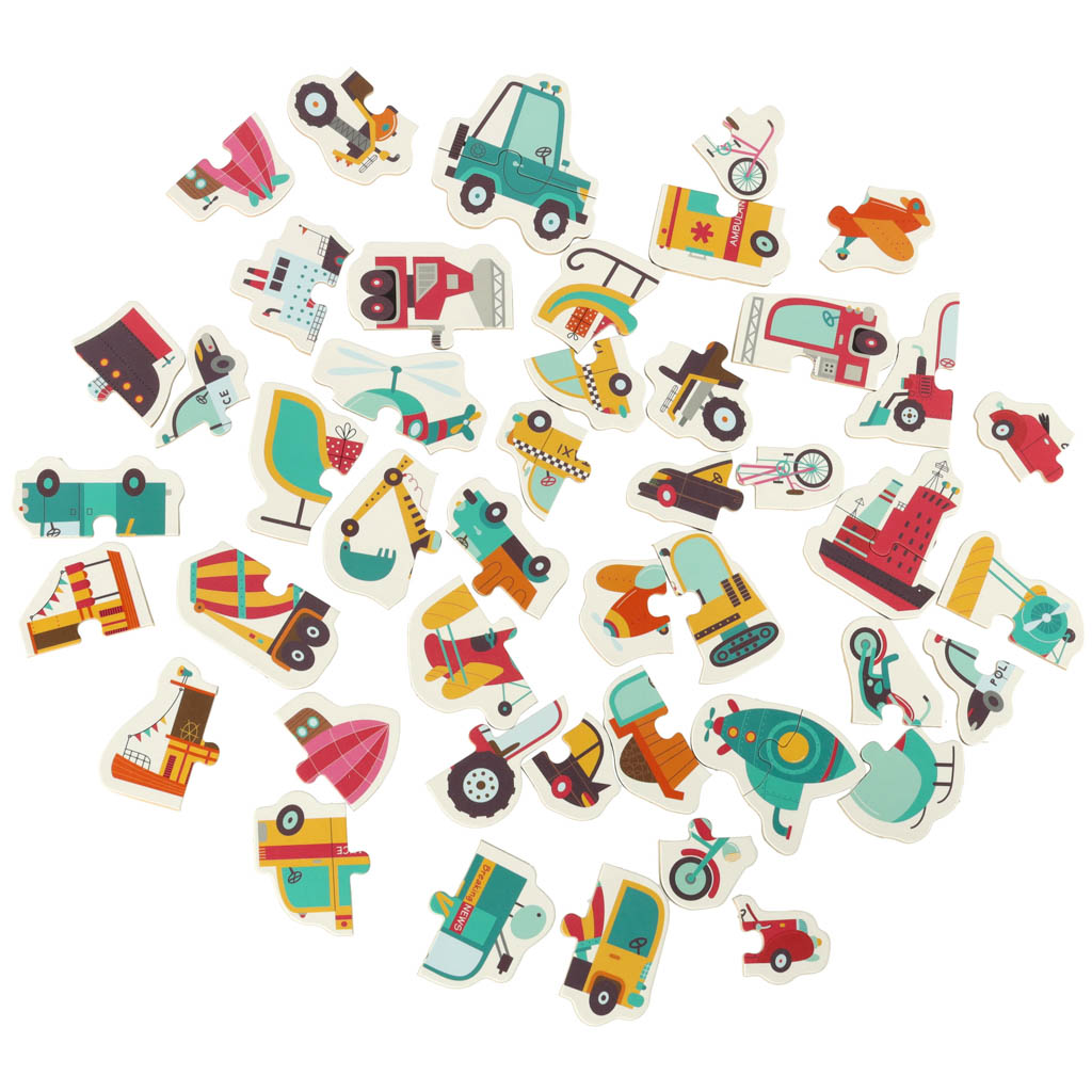 Puzzle v plechovce 24 skládaček KX6018