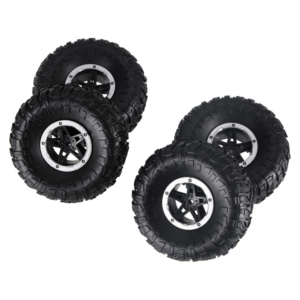 4 Pneus Caoutchouc 142x40 Mm Pour RC Crawler – 2,2 Pouces – Pour Axial SCX10, TRX4, Wraith
