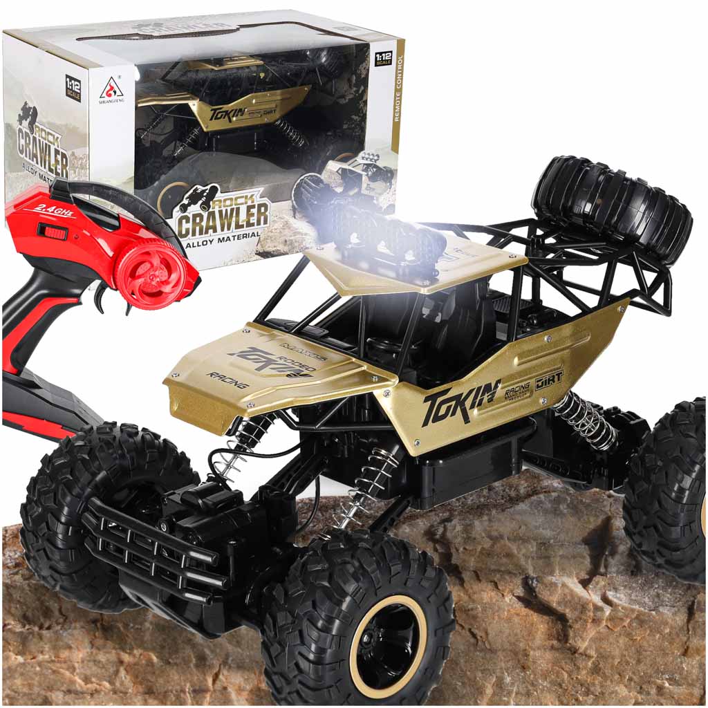 crawler boys CBZ 01 village door オリカラ RC car Rock Crawler 1:12 4WD METAL gold - Ikonka - Hurtownia