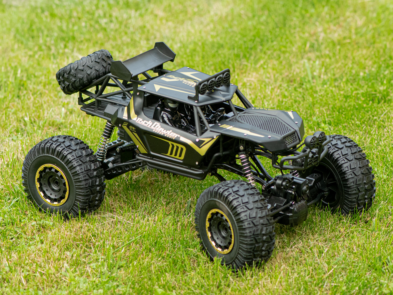 Ferngesteuertes Auto RC Rock Crawler 2.4GHz 1:8 51cm Metall schwarz