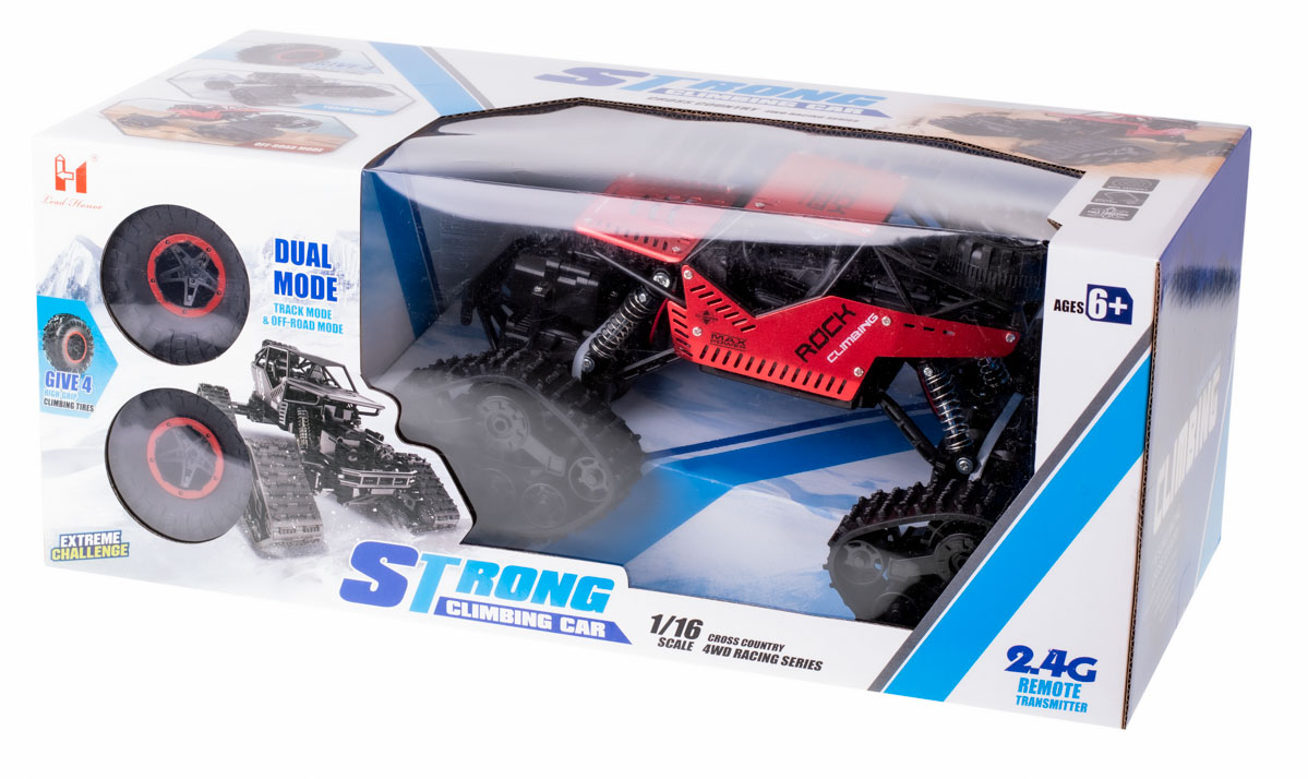 RC Rock Crawler 4x4 LHC012 auto 2v1 červená KX6967_1