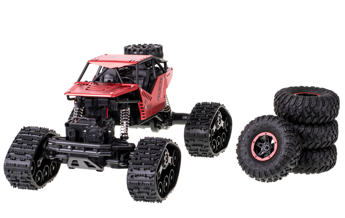 RC Rock Crawler 4x4 LHC012 auto 2v1 červená KX6967_1