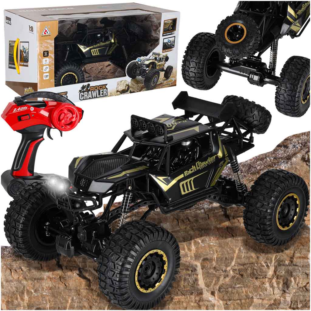 RC auto Rock Crawler 2.4GHz 1:8 51cm černé KX6417_1