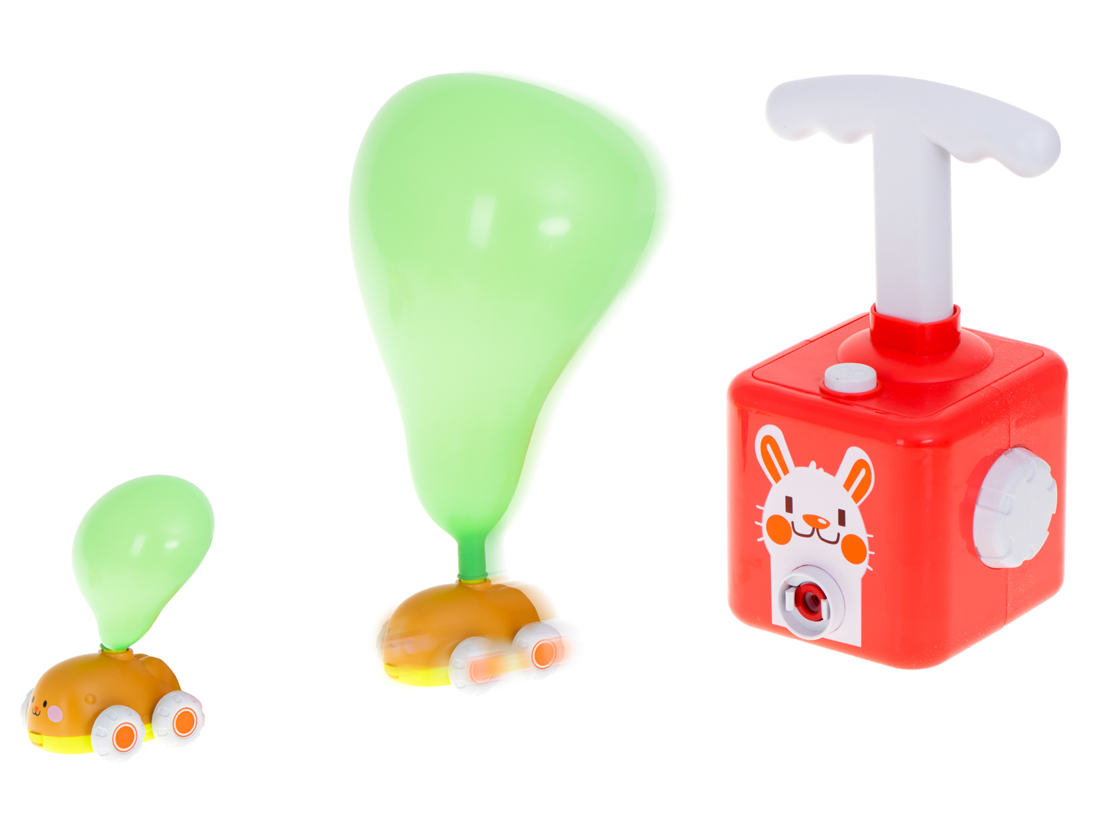 Aerodynamic car balloon launcher rabbit - Ikonka - Hurtownia Internetowa