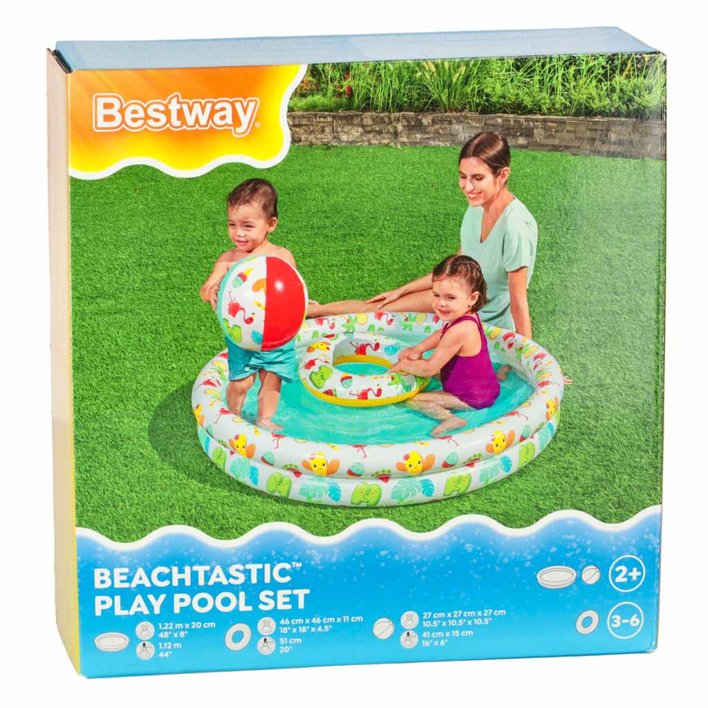 BESTWAY 51124 Bazén s kruhovou koulí 122cm KX5894