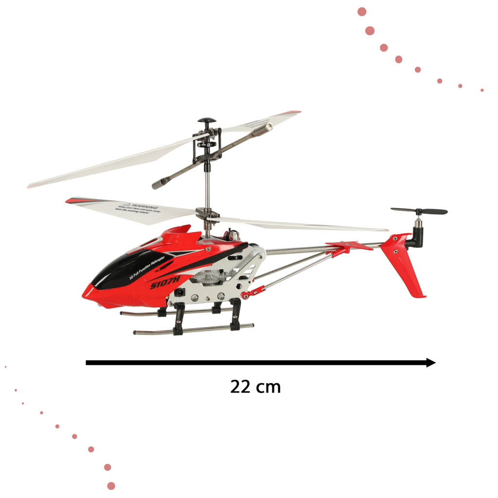 SYMA S107H RC vrtulník 2,4GHz RTF červený KX7228_2