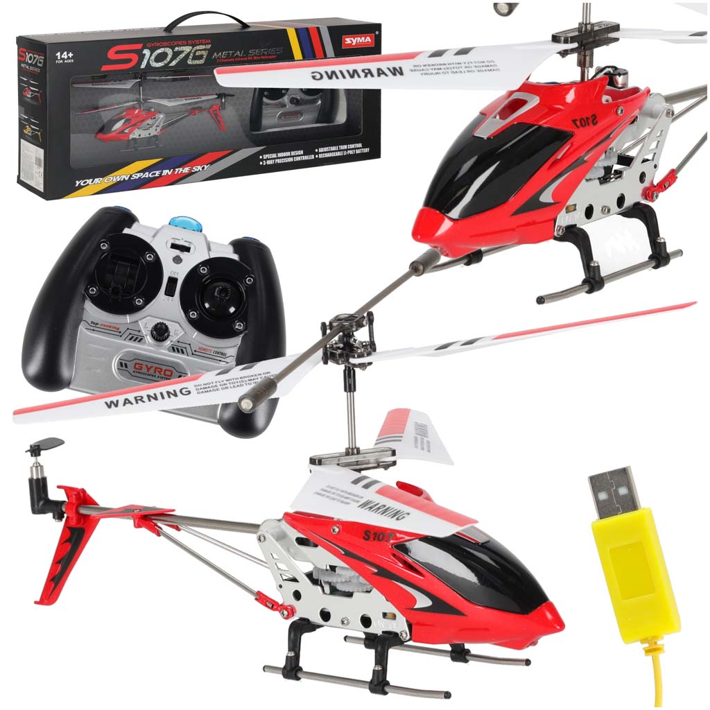 RC vrtulník SYMA S107G červený KX6560_3