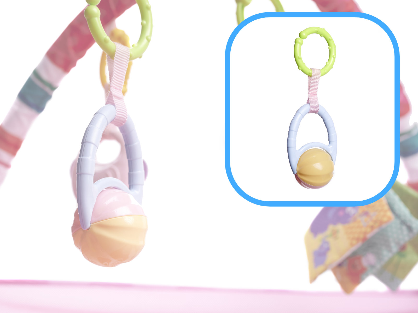 Vzdělávací ohrádka s míčky růžová KX5873