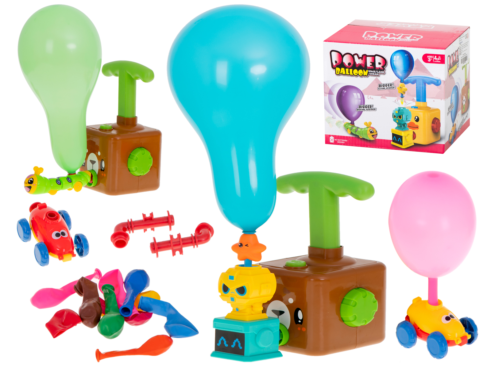 Ballonwerfer aerodynamische Teddybär Auto Satz von 23 Stück