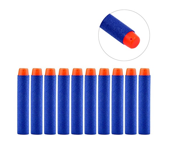 Kompatibilní odpalovací šípy NERF 10ks 7,2cm KX7683_1