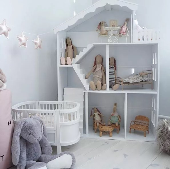 LULILO regál na hračky domeček knihovna 2v1 CALLA 116cm XXL KX5547