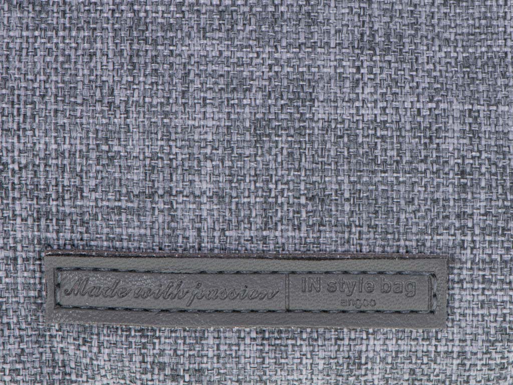 Školní penál dvojitý sáček toaletní kufřík šedý KX5672_1