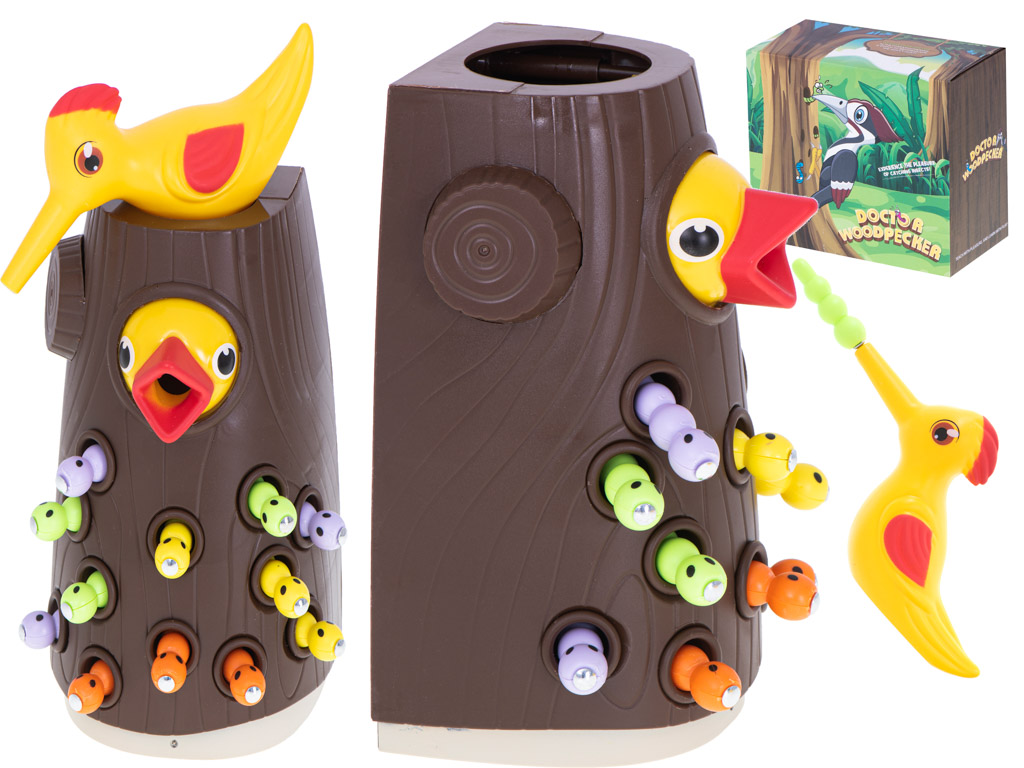 Magnetická hra Krm ptáka, chyť červa KX5430