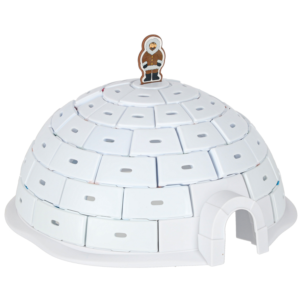 Gra zręcznościowa zbuduj igloo pingwiny