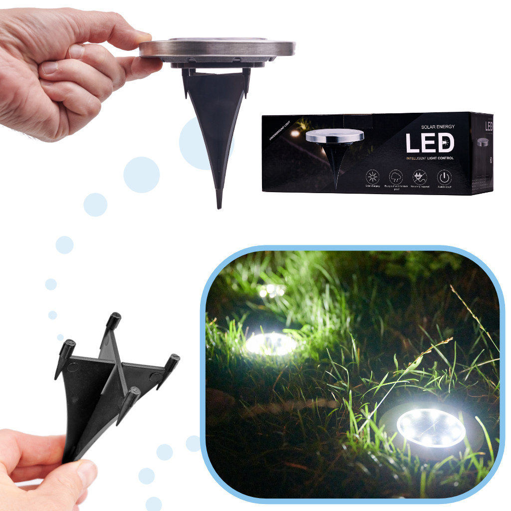 Solární zahradní LED lampa 12ks KX5255