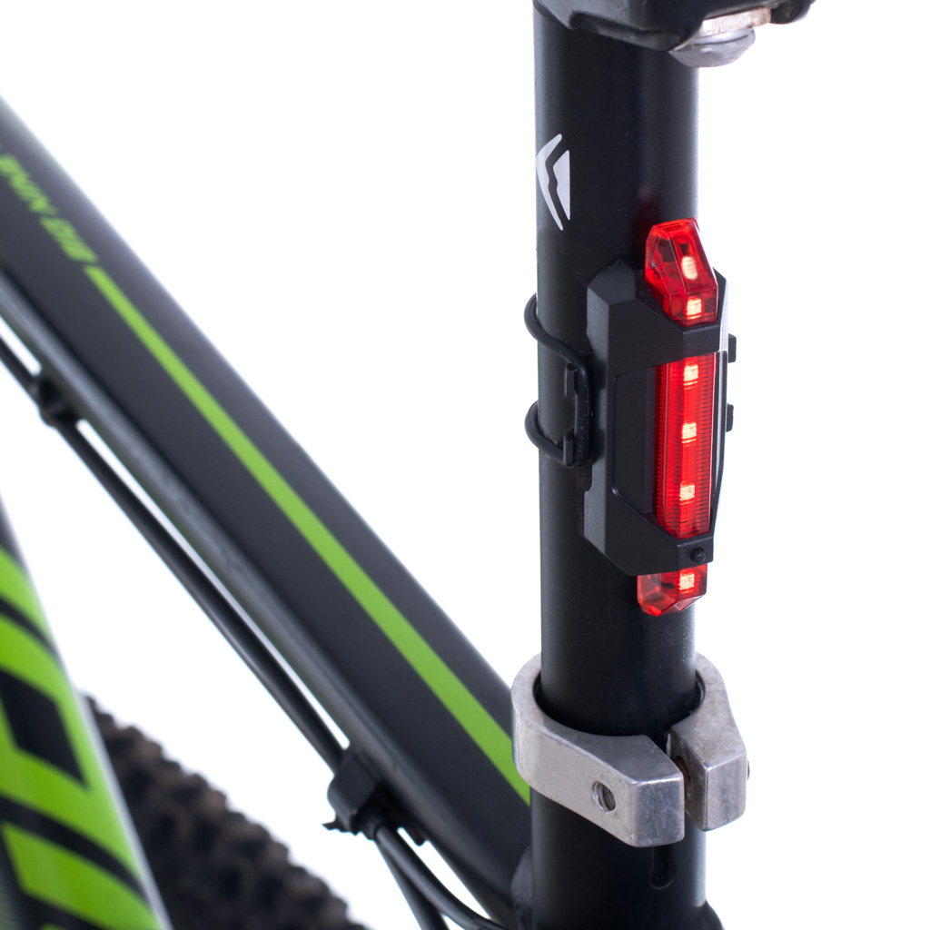 Sada LED světel pro jízdní kola zadní-přední USB KX5398