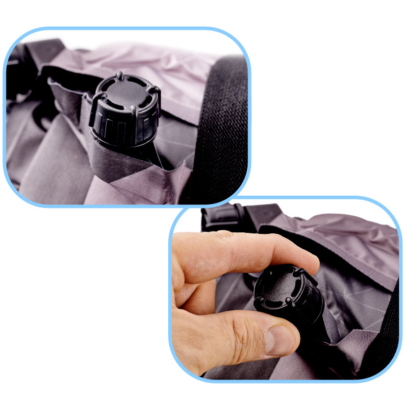 Nafukovací matrace do auta 180x120cm černá KX5300