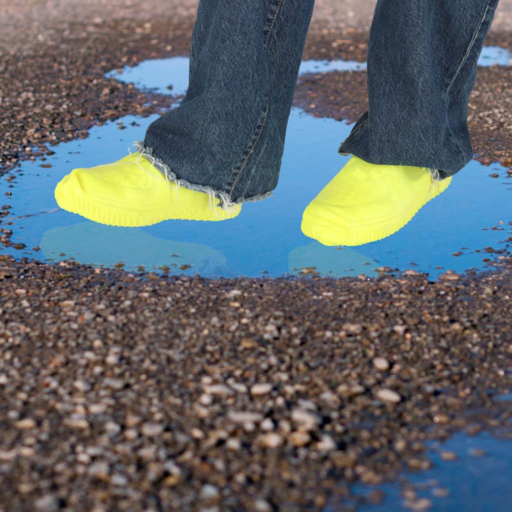 Vodotěsné chrániče bot wellingtons S žlutá velikost 26-34 KX5299