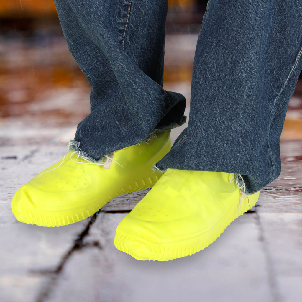 Vodotěsné chrániče bot wellingtons S žlutá velikost 26-34 KX5299