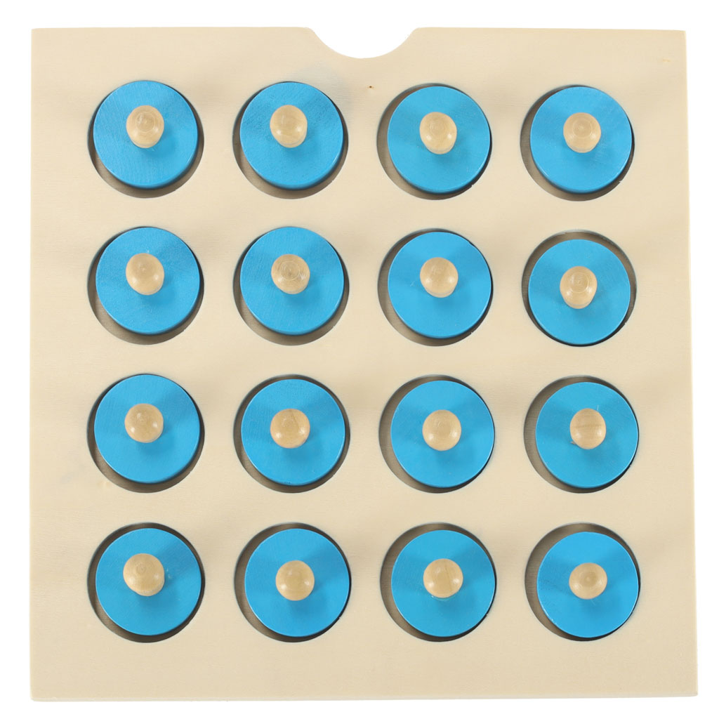 Dřevěná desková hra puzzle paměť + 4 karty KX5365