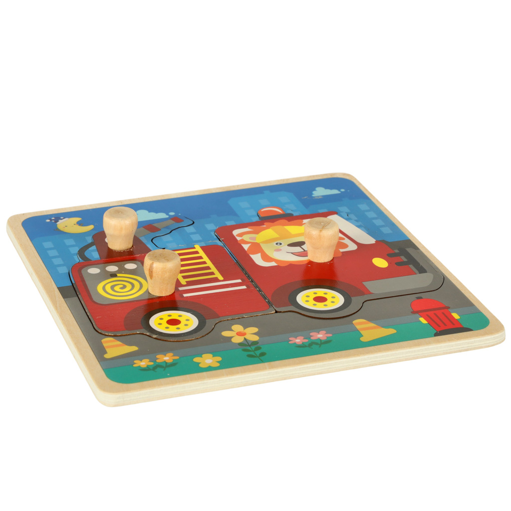 Dřevěné puzzle hasičský sbor KX5368_2