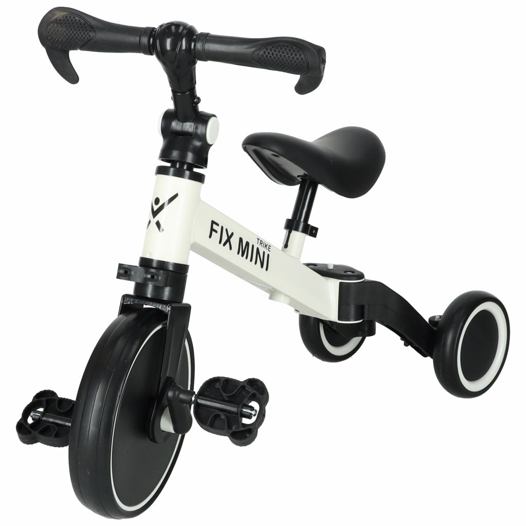 Trike Fix Mini běžecká tříkolka 3v1 s pedály bílá KX5377