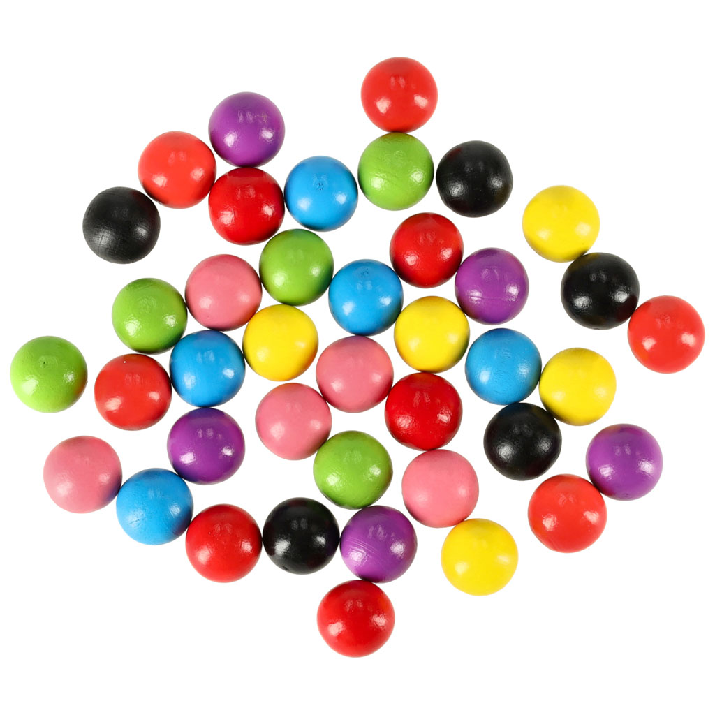 Vzdělávací puzzle barevné montessori kuličky KX5297