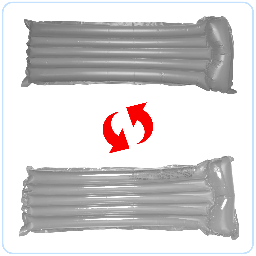 BESTWAY 44013 Nafukovací plavecká matrace šedá KX4999