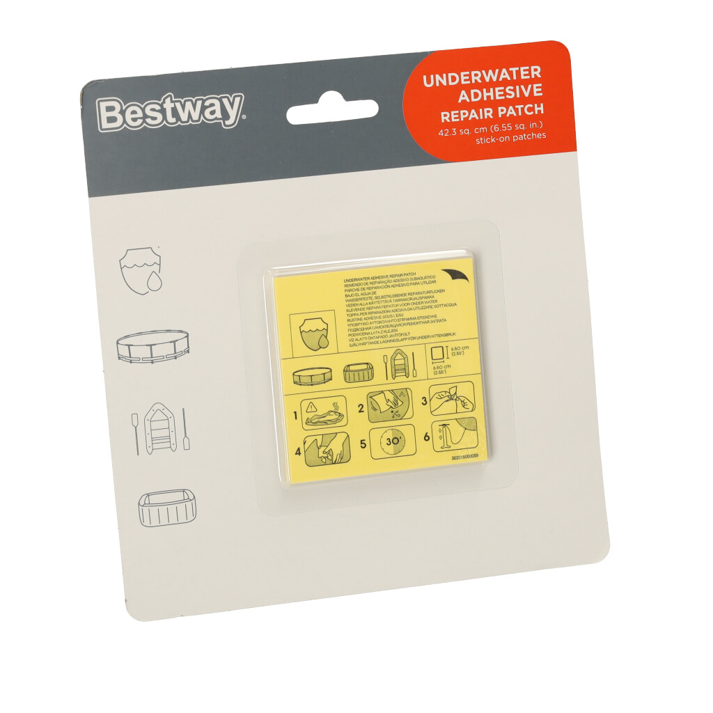 BESTWAY 62091 Podložky pro opravu bazénů 10ks. KX4997