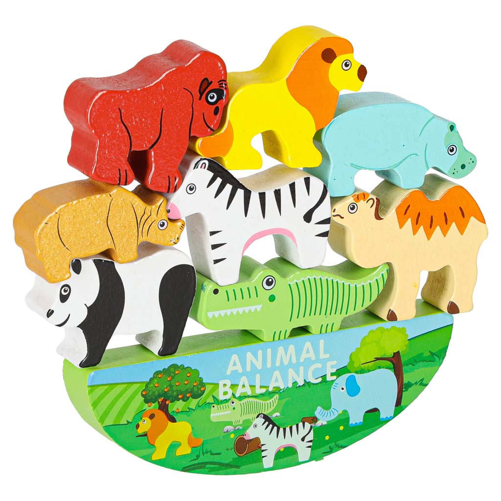 Skládačka vyvažující safari zvířata KX5137