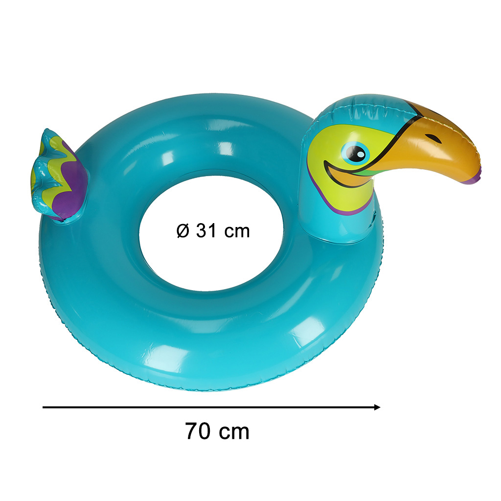 Nafukovací dětský plovací kruh Toucan 70cm KX4927