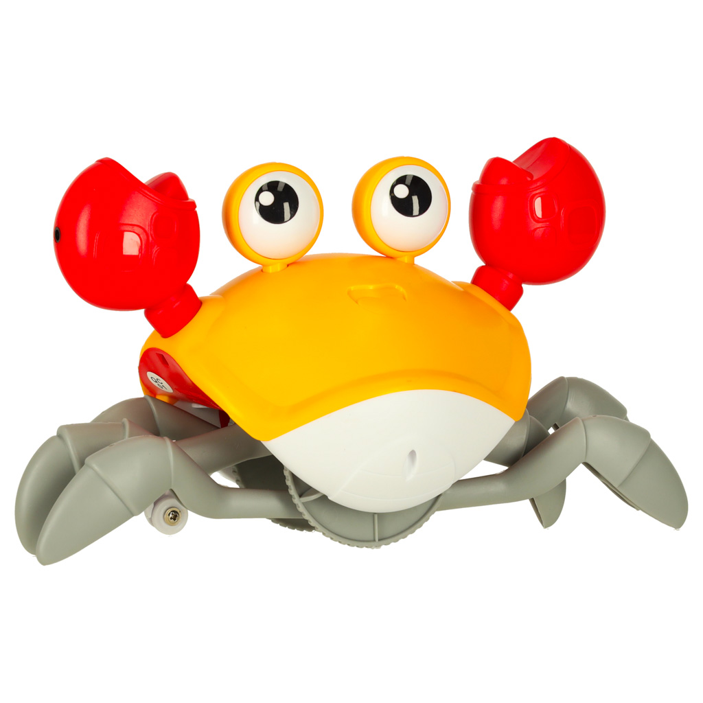 Interaktivní krab se žlutým zvukem KX4896