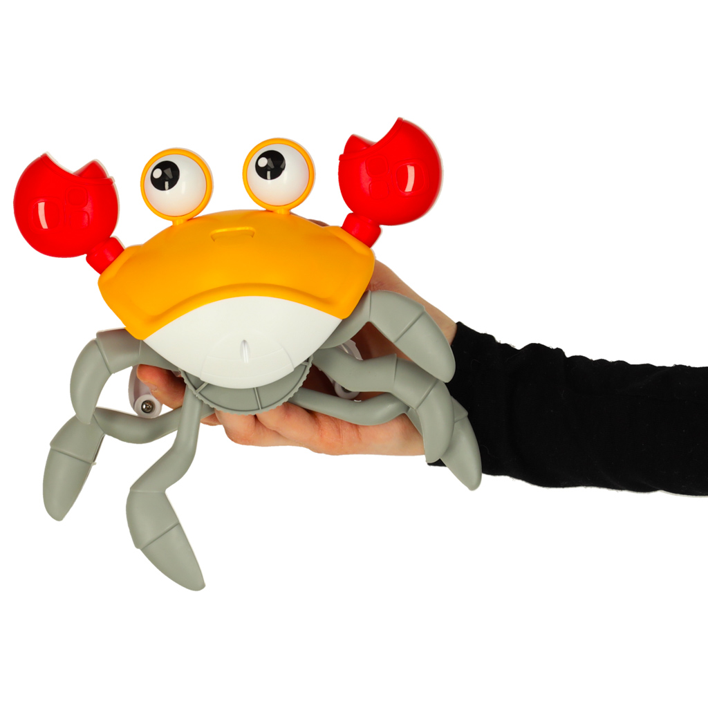 Interaktivní krab se žlutým zvukem KX4896