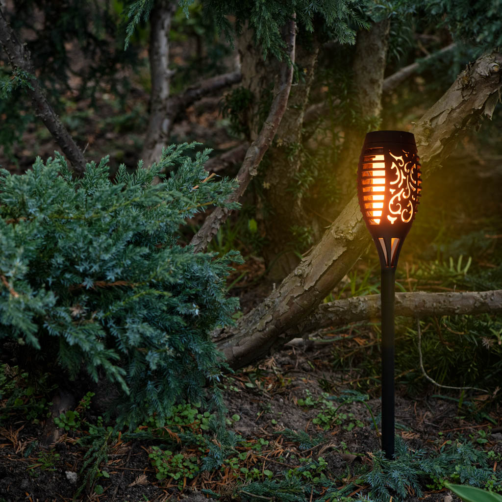 Solární zahradní svítilny 12LED 4ks. KX4966