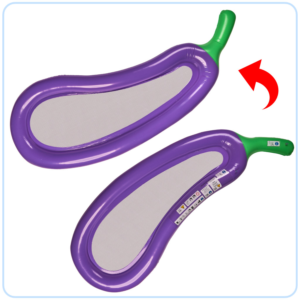 Nafukovací síťová matrace aubergine 240cm KX4925