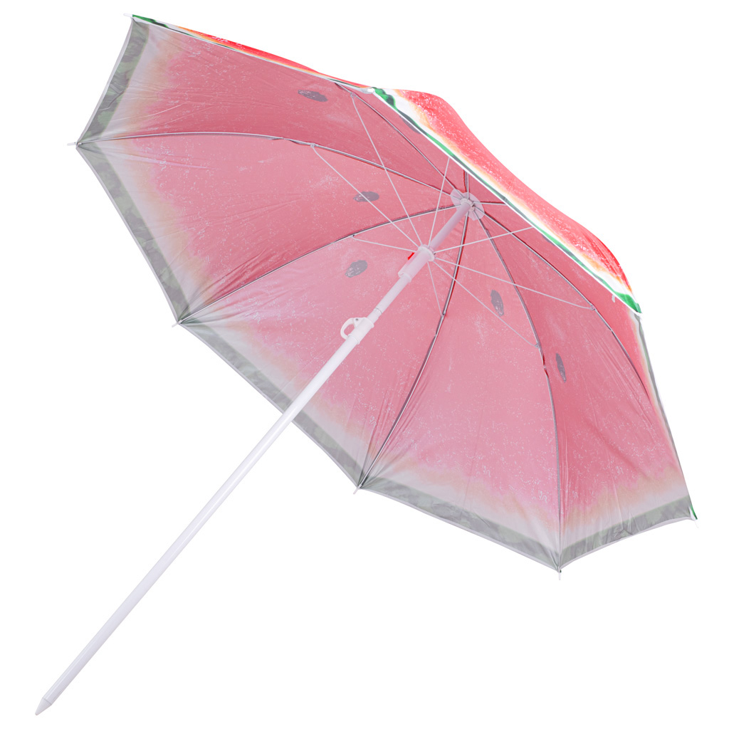 Plážový zahradní slunečník nastavitelný 150cm rozbitý meloun KX4983