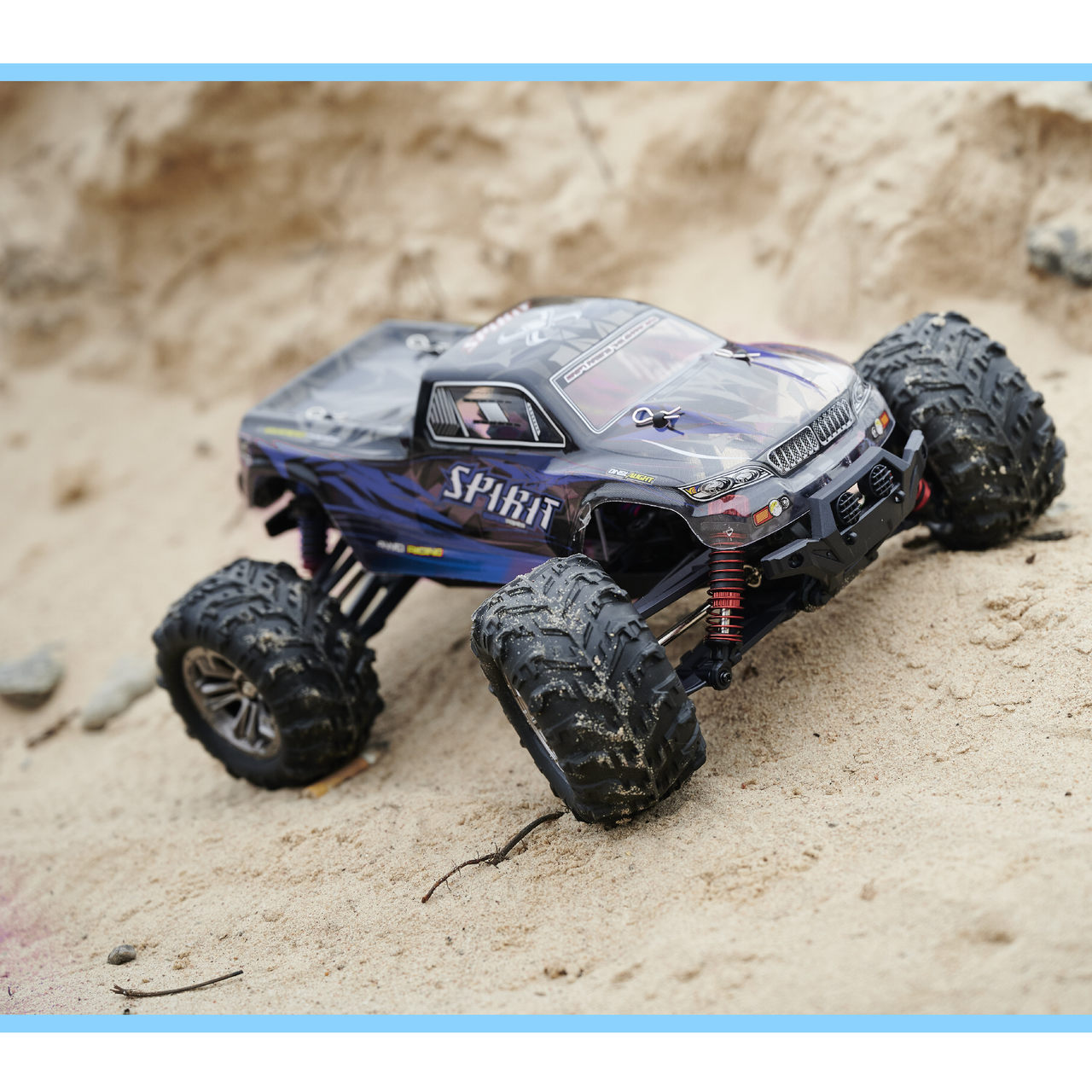 RC auto Q901 střídavé 1:16 2.4G 4CH 52km/h modré KX4953_1