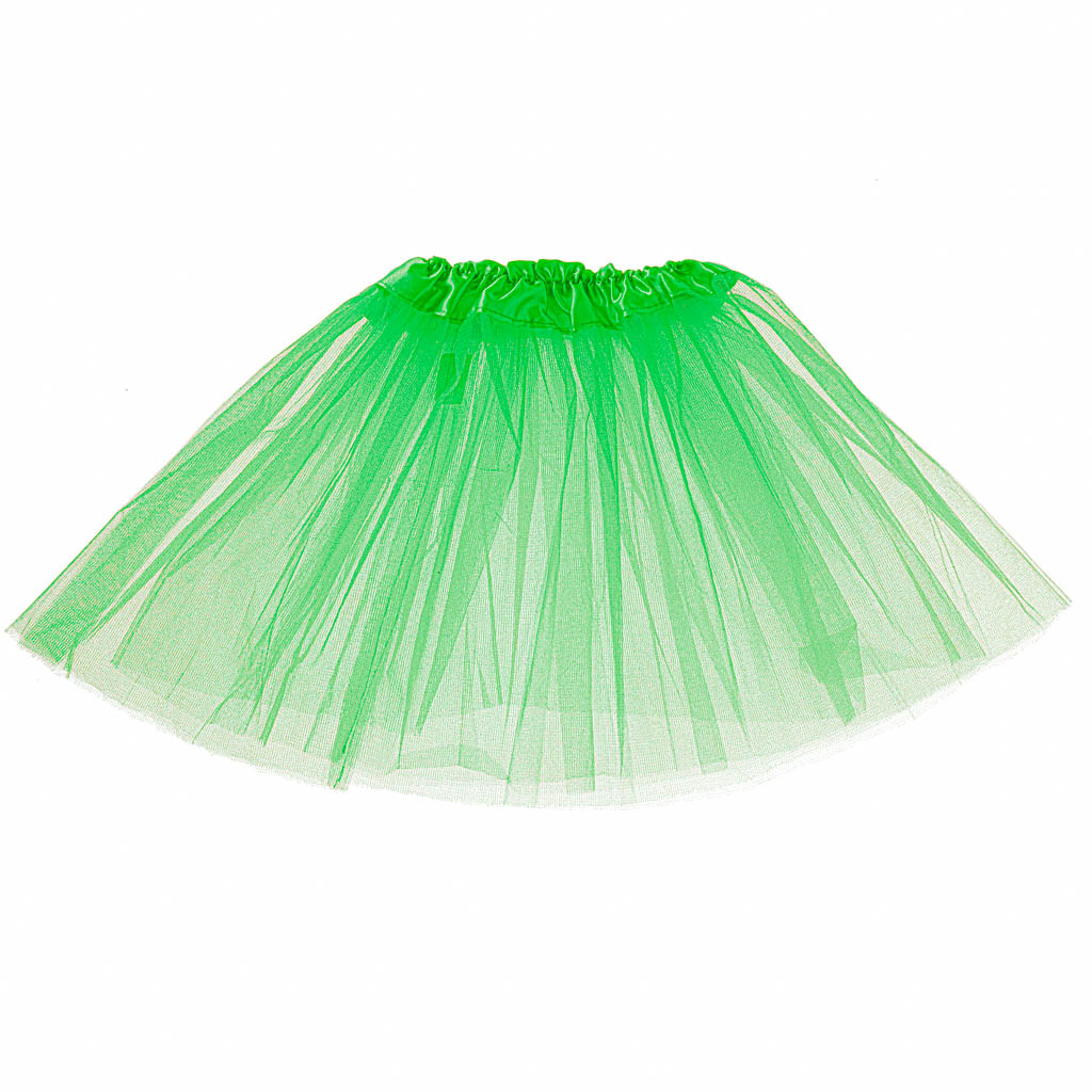 Tylová sukně tutu kostým zelená KX5072_3