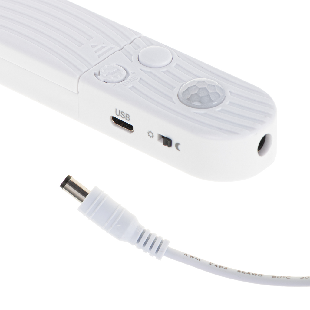 LED pásek s detektorem pohybu napájený baterií USB 2M teplá bílá KX4942