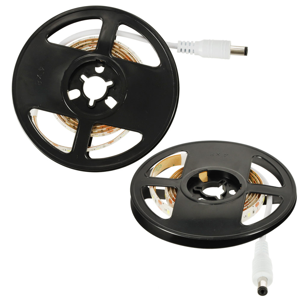 Detektor pohybu USB LED pásek 1M teplá bílá na baterie KX4943