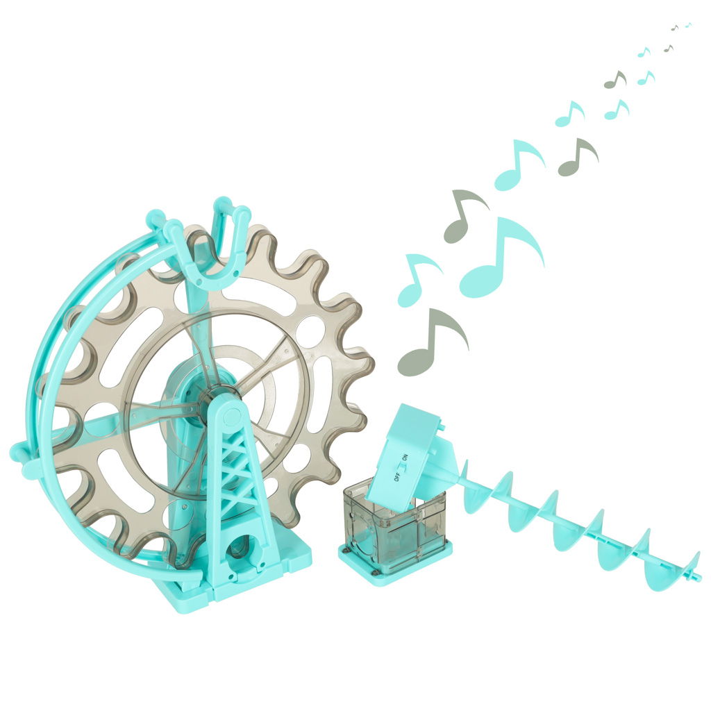 Magnetické cihly mramorová kuličková dráha se zvukem hudba 118 prvků KX4772