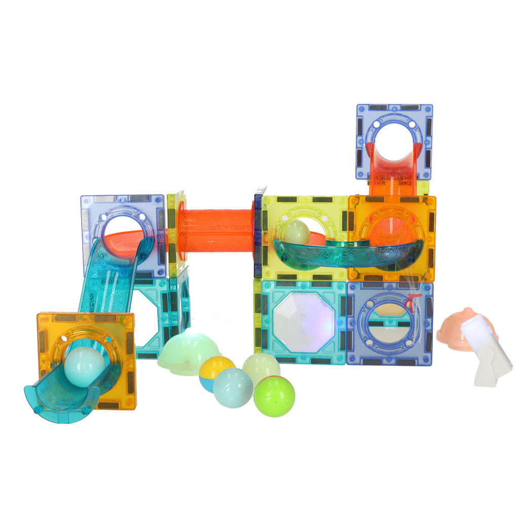 Svítící magnetická kuličková dráha 49 prvků KX5144_2