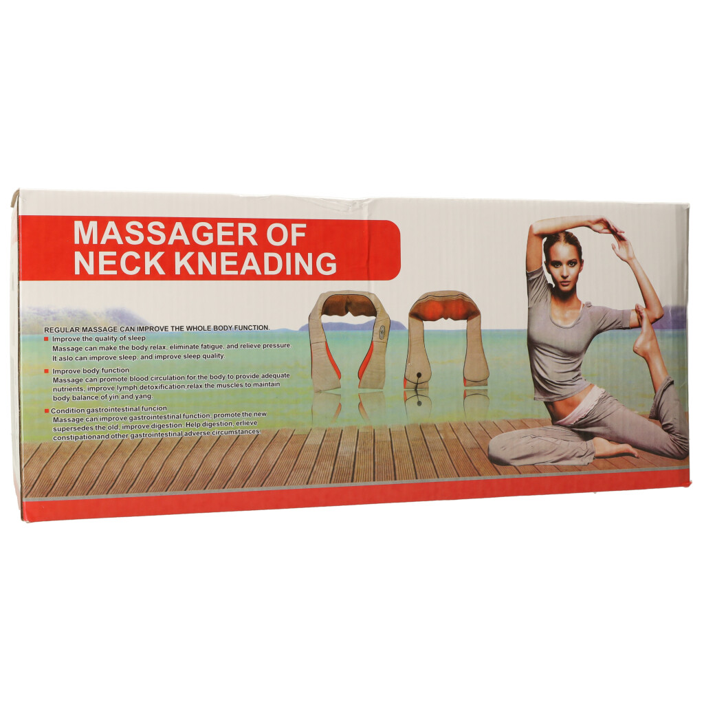 Shiatsu masážní límec na zahřívání krku a zad KX4622