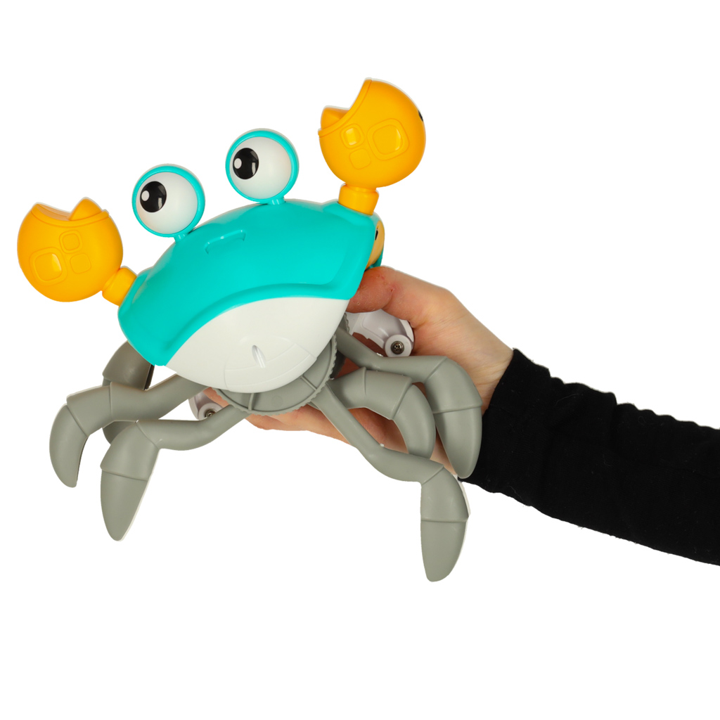 Interaktivní krab se zvukem zelený KX4896_1