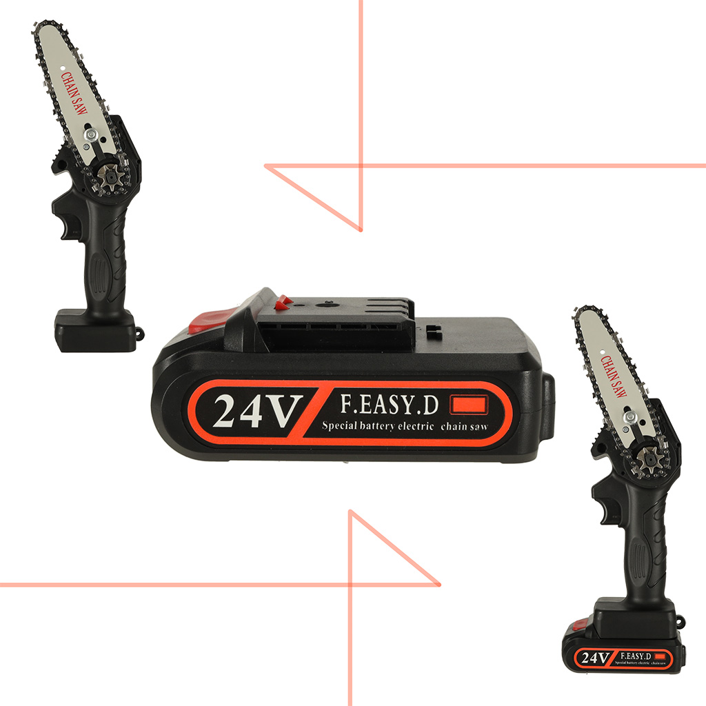 Mini USB řetězová pila v kufříku KX4655