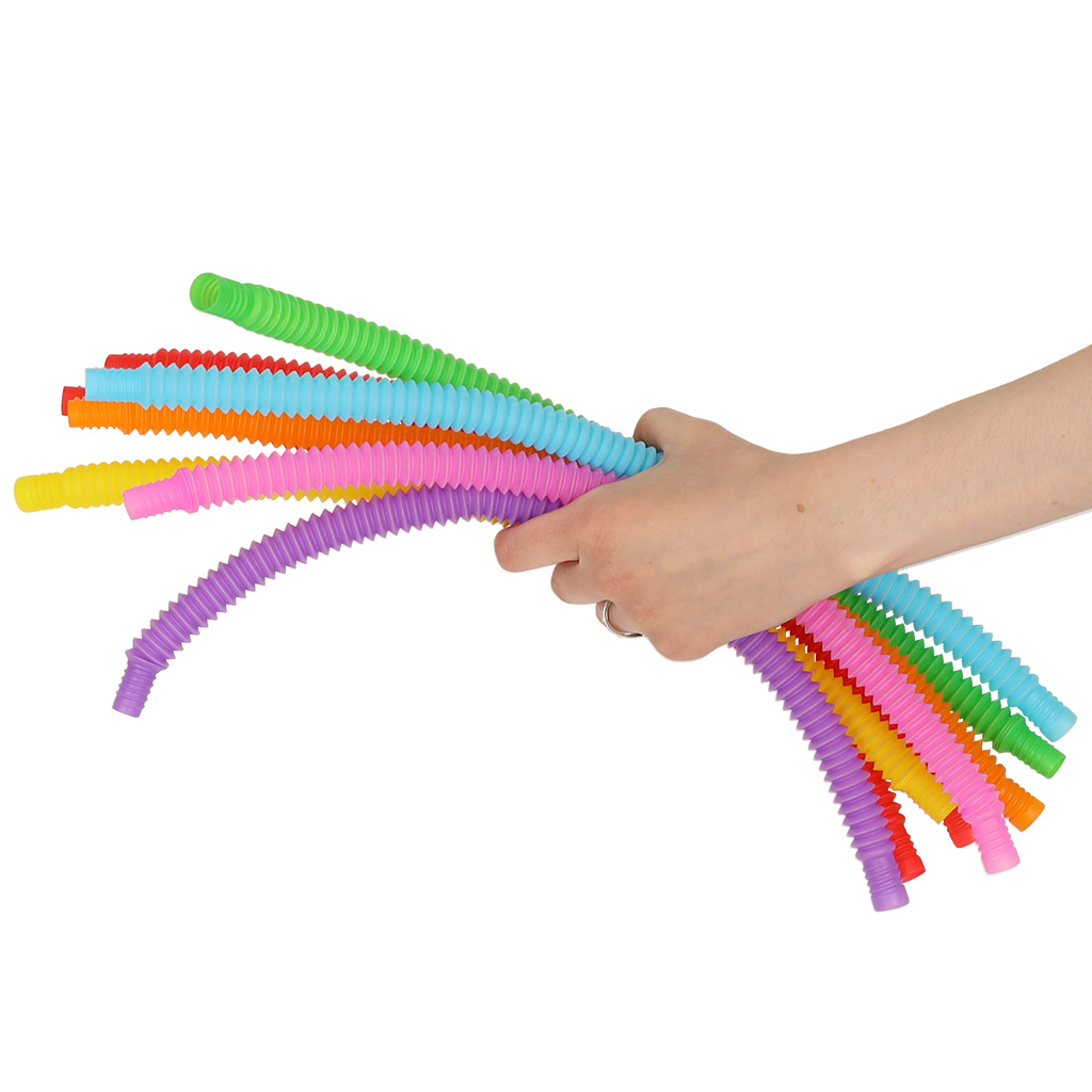 Tuby smyslové trubice natahovací vzdělávací montessori trubice 8 kusů KX4520