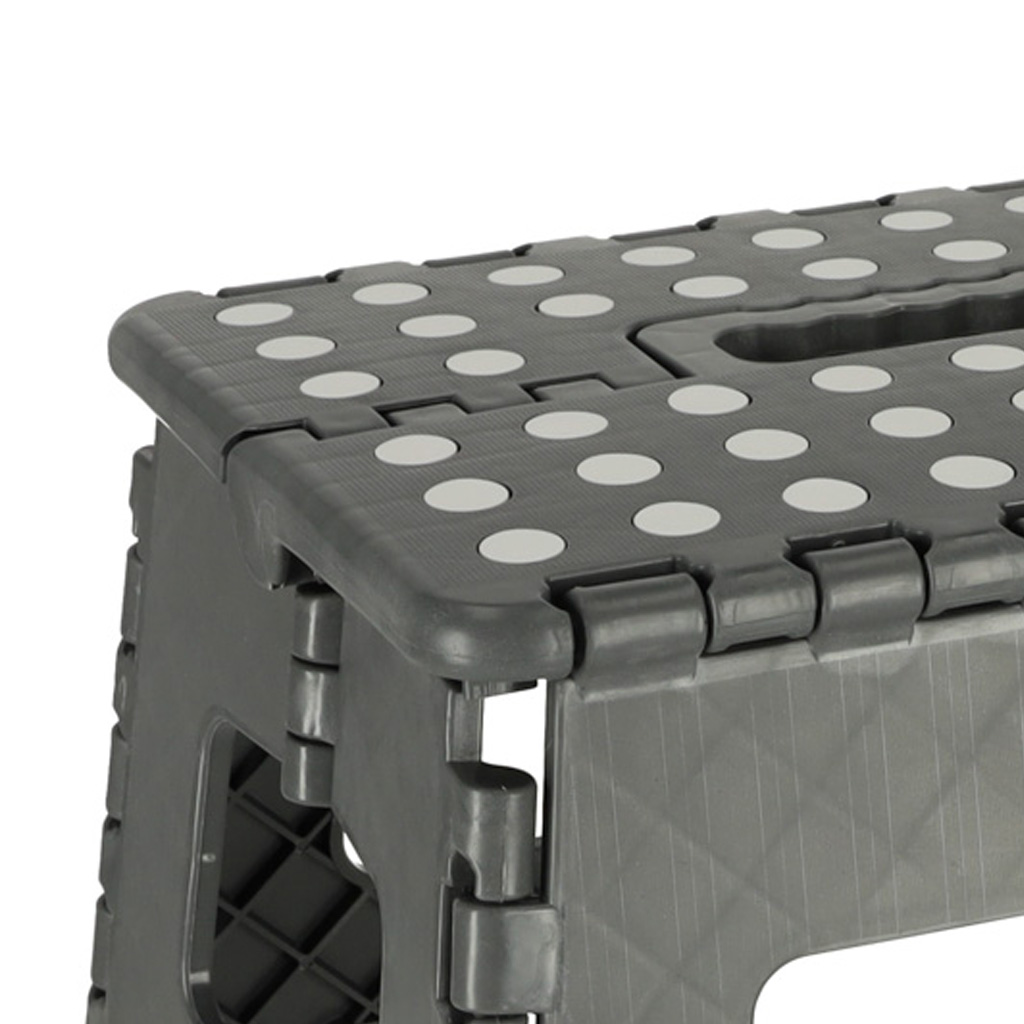 Protiskluzová skládací stolička 22 cm tmavě šedá KX4404_1