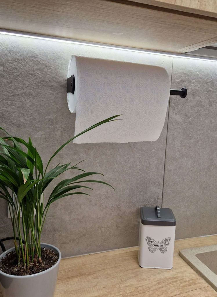 Věšák na kuchyňské papírové utěrky KX4378